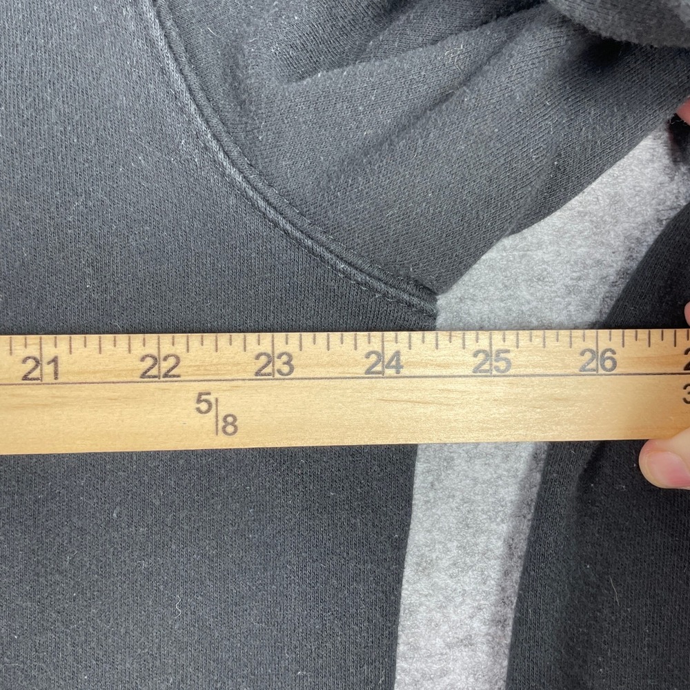 The North Face Sweatshirt Mens L Black Crew Neck Fleece Pullover Standard Fit - Picture 7 of 11